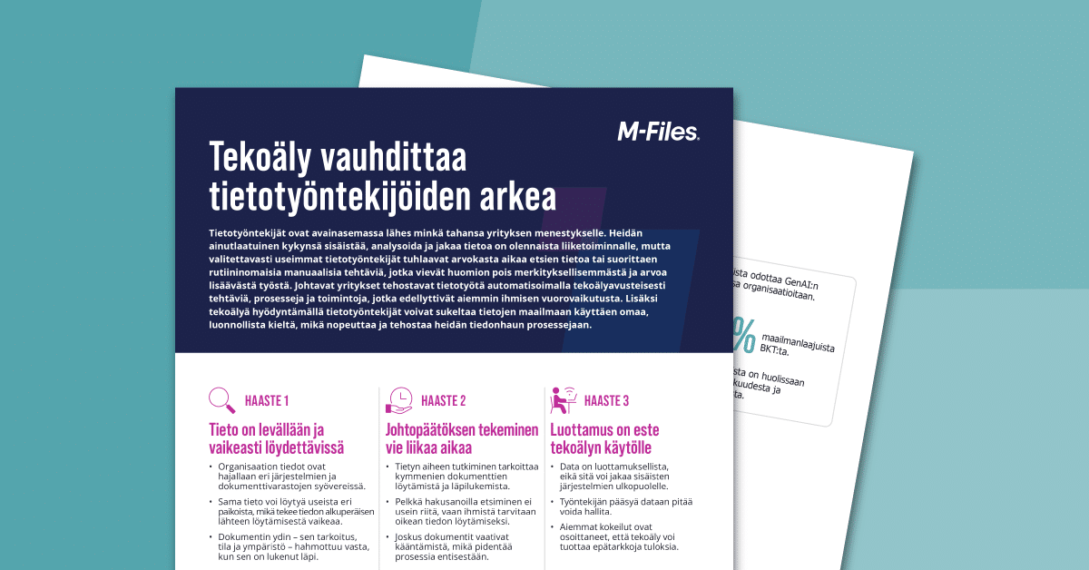 Tekoäly - Solution Brief